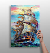 Old Ship Aluminum Print.
